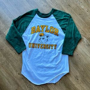 Baylor University Sailor Bear Baseball Tee
